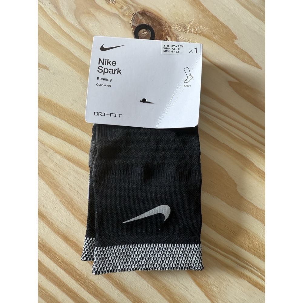 Nike Spark Dri-Fit Running Socks‎ Cushioned 1-pair Ankle socks Unisex M32